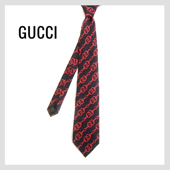 Gucci | Accessories | Authentic Gucci Silk Tie Made In Italy Red Blue ...